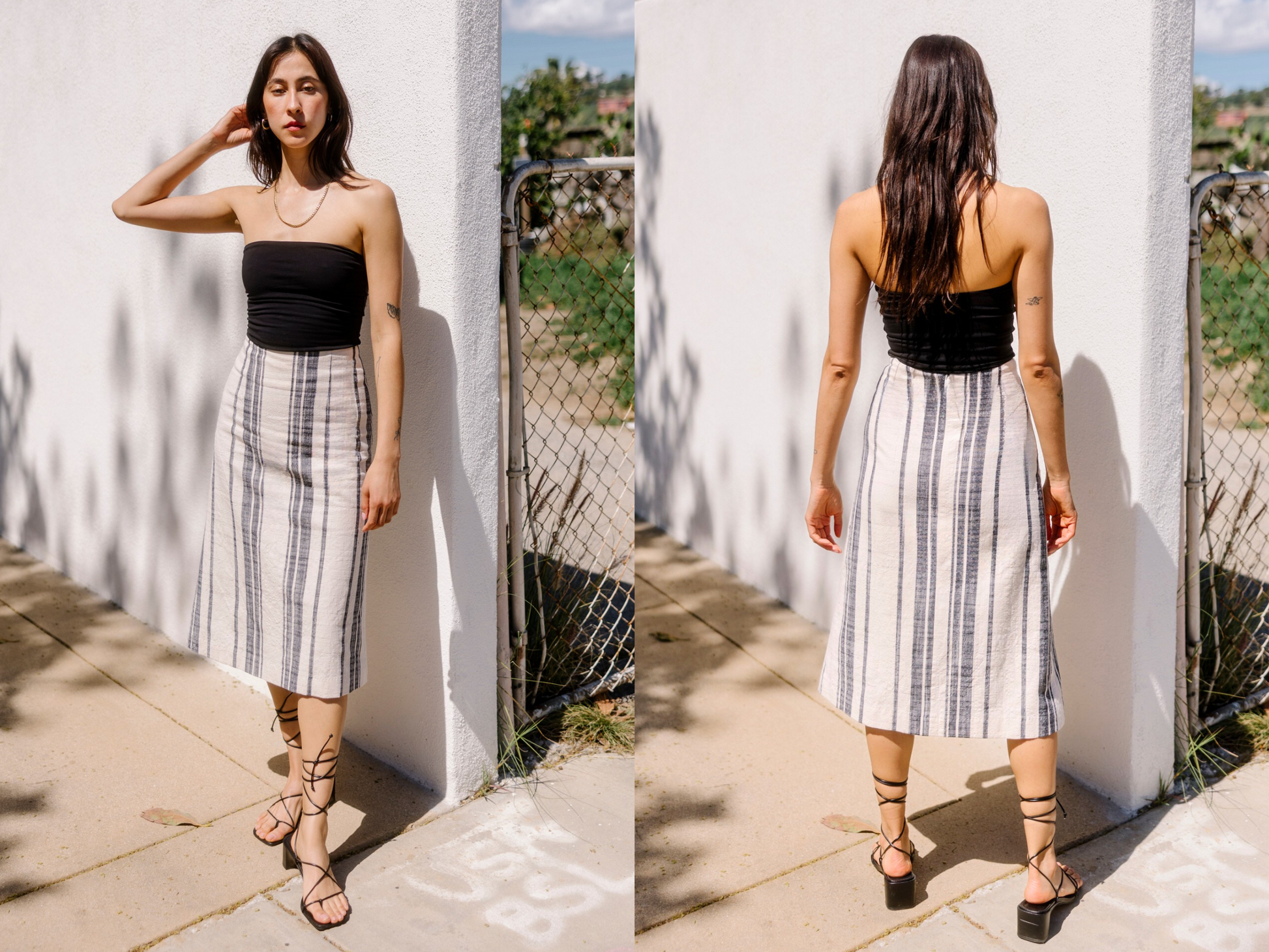 ecru-black-woven-stripe