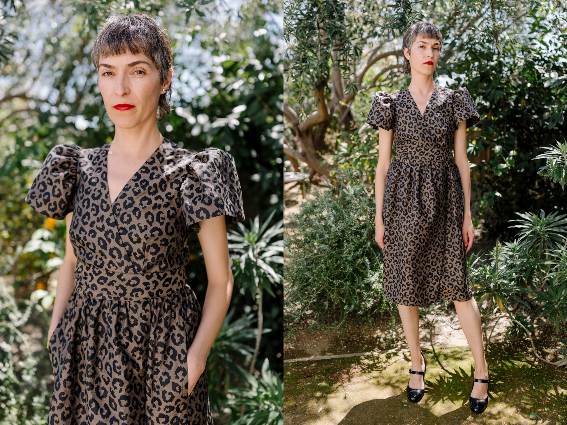 leopard-jacquard
