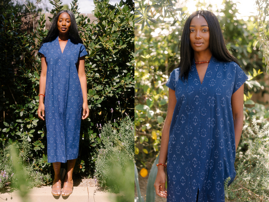indigo-ikat