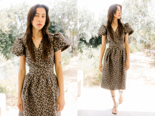 leopard-jacquard