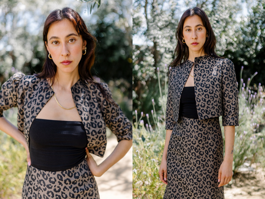 leopard-jacquard