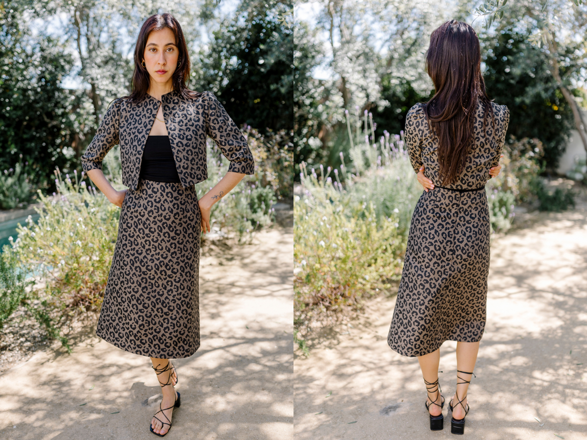leopard-jacquard