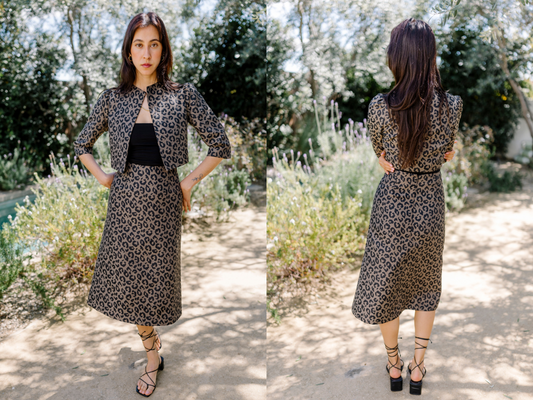 leopard-jacquard