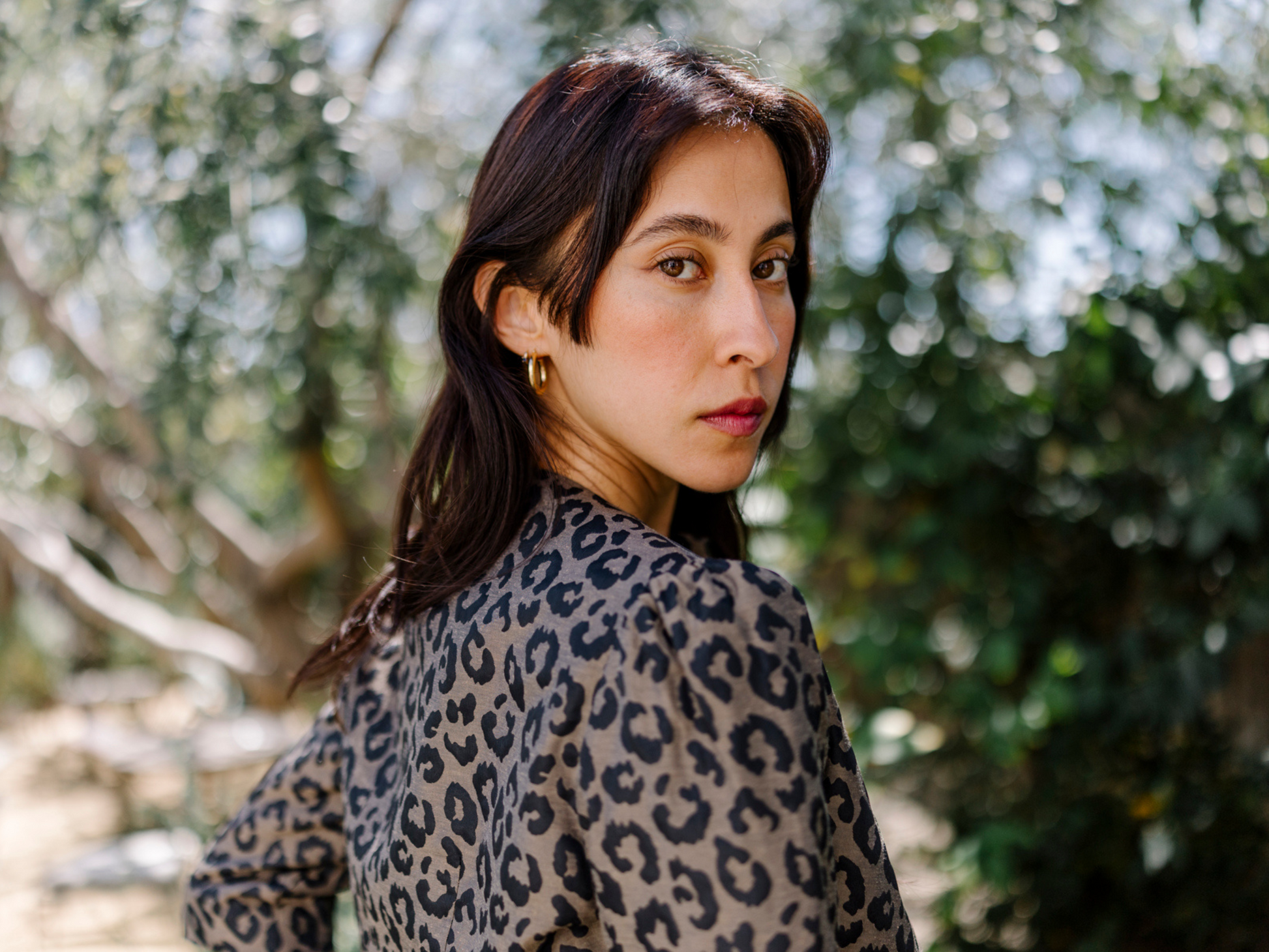 leopard-jacquard