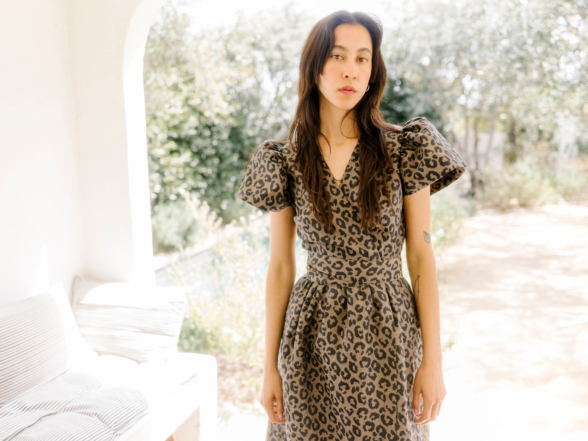 leopard-jacquard