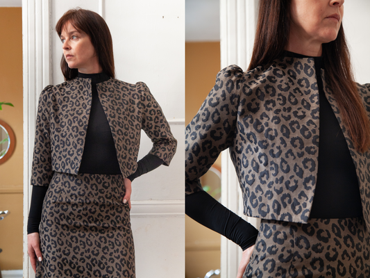 leopard-jacquard