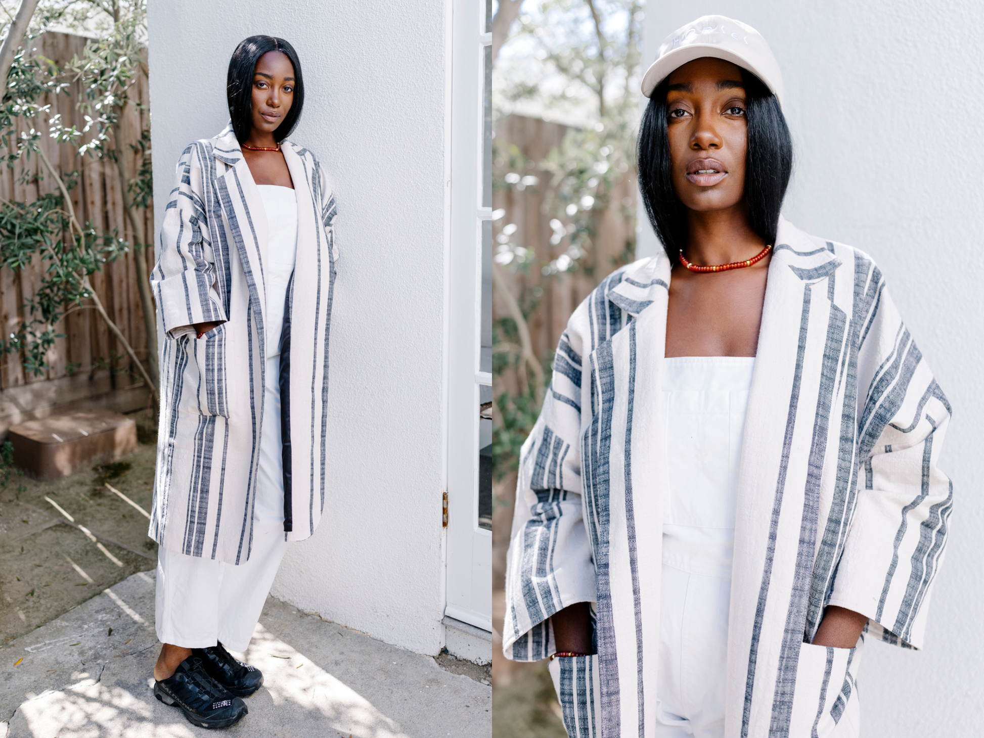 ecru-black-woven-stripe